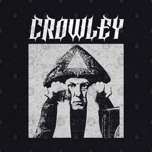 Aleister Crowley †† Occultist Vintage-Style Design by unknown_pleasures